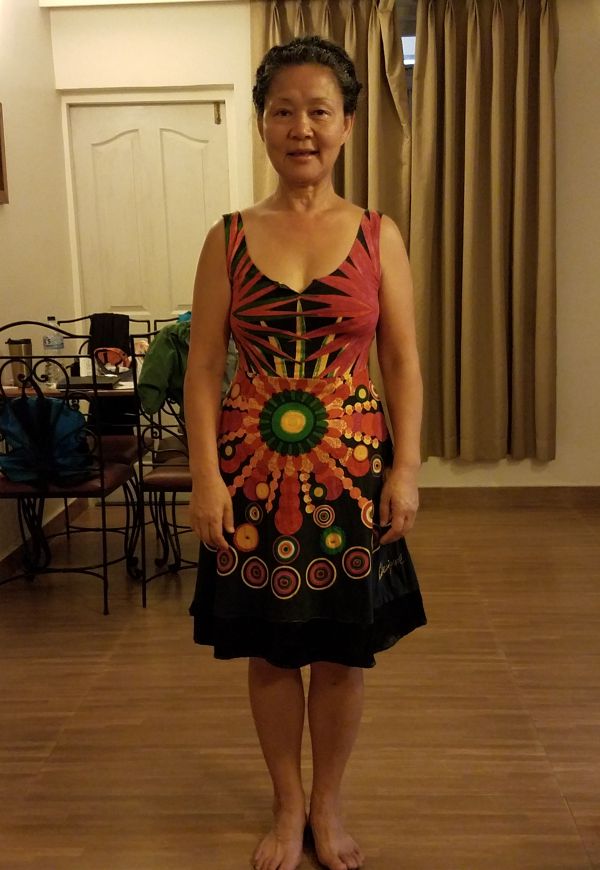 Fun dress bought from Anjuna Flea Market for $10