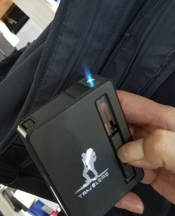 Storage and lighter combo