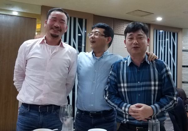 Xinhau and friends singing us a song.